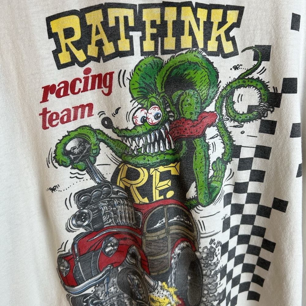 Official RAT FINK Ed Roth Graphic 2007 Racing Team T-Shirt Size Xl - Picture 3 of 7